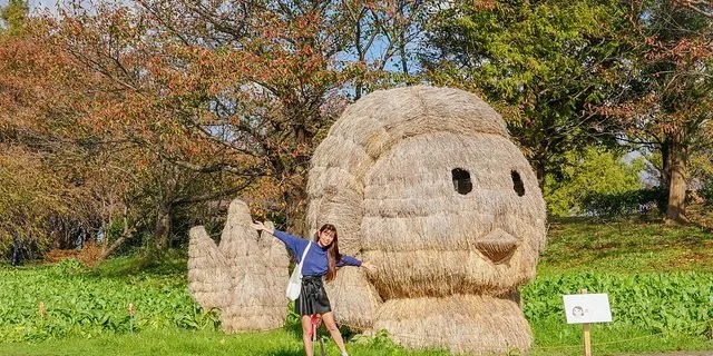 Rice Straw Art at Uwasekigata Park