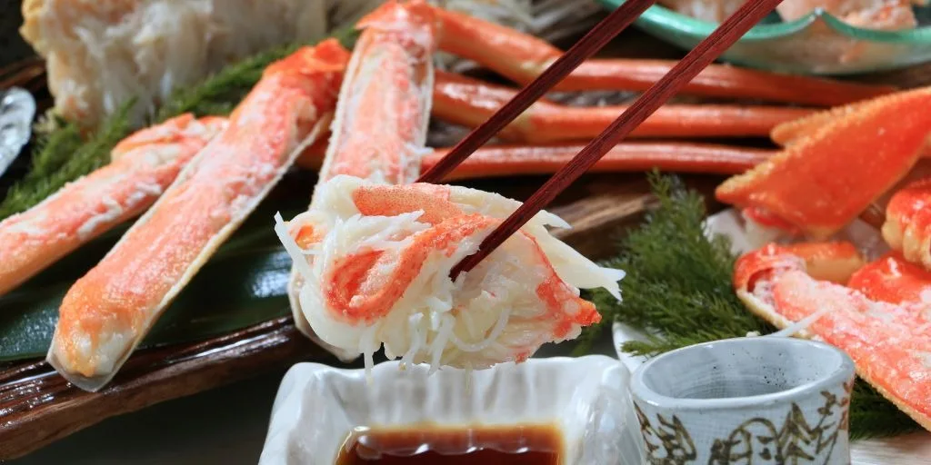 How about trying freshly caught tender snow crab and red snow crab?