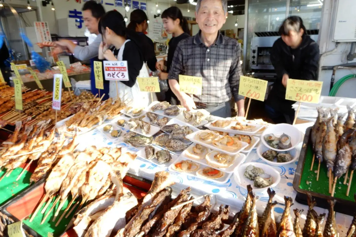 Teradomari Street Market (Sakana no Ameyoko)