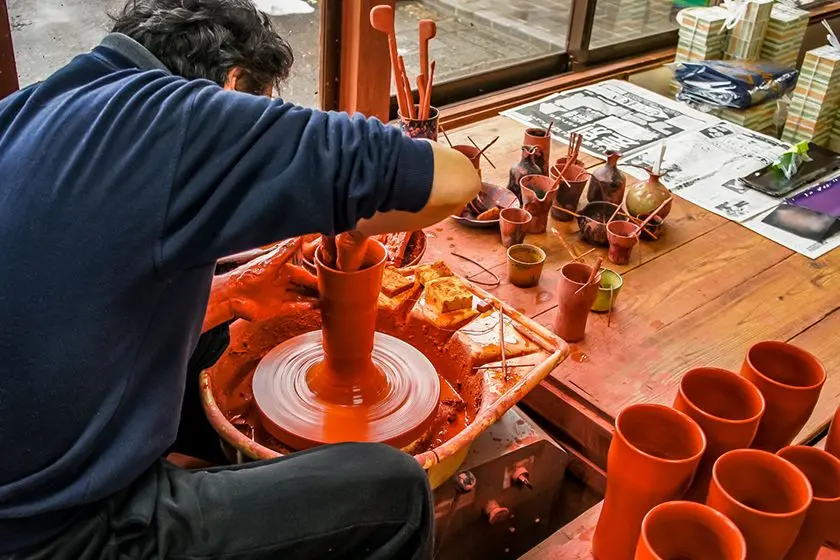 Mumyoi Ware Gyokudo Kamamoto Pottery