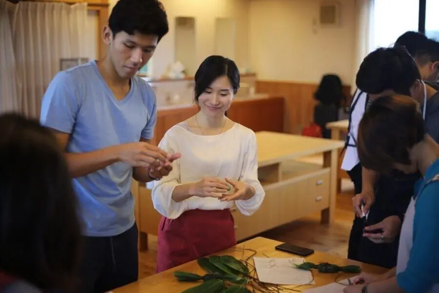 Sasa-Dango Making Experience