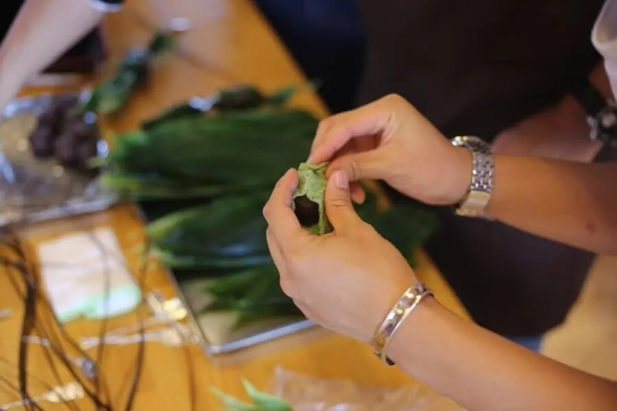 Sasa-Dango Making Experience