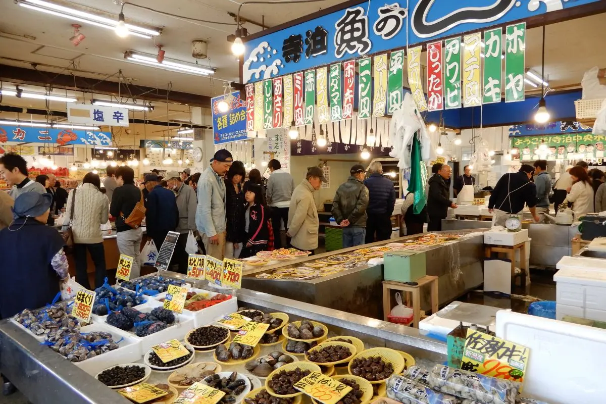 Teradomari Street Market (Sakana no Ameyoko)