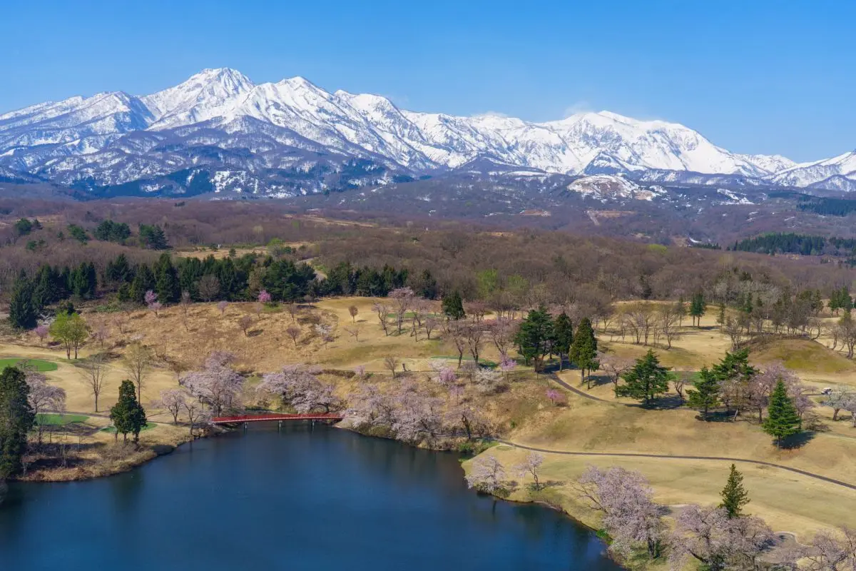 Cherry Blossoms around Matsugamine and Mt. Myoko