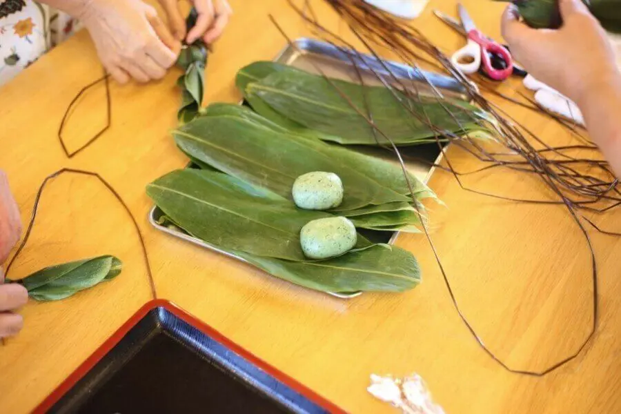 Sasa-Dango Making Experience
