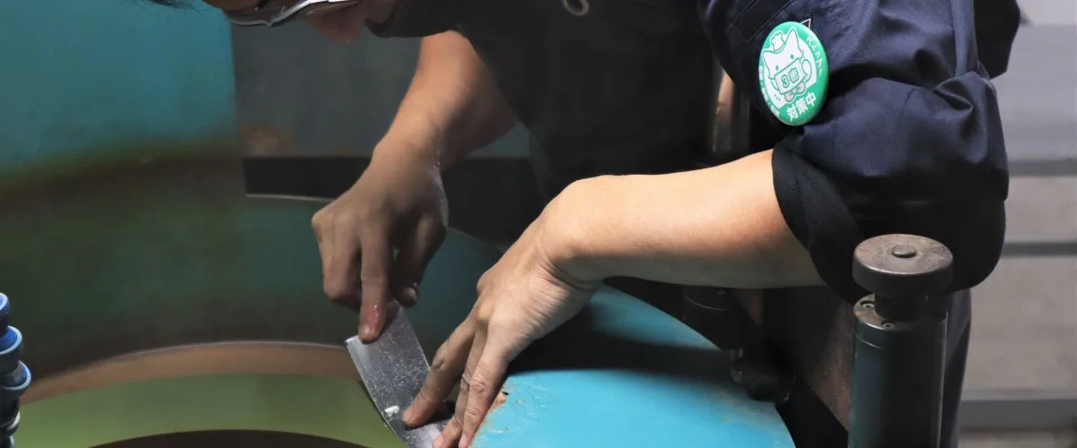 Famous craft in Tsubame Sanjo, polished to perfection