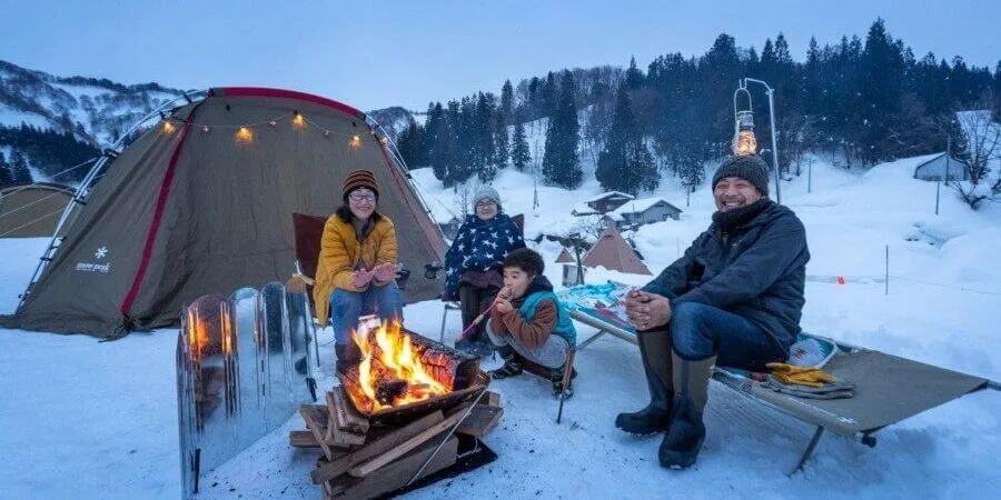 Put on Your Boots and Camp on the Snow at the Matsunoyama Onsen Ski Resort!