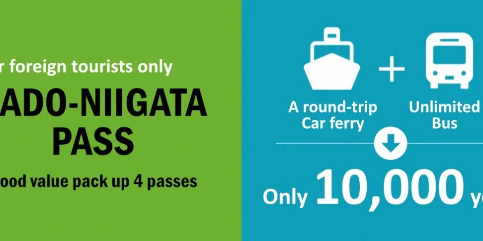 Explore Niigata & Sado Island with the SADO-NIIGATA Pass